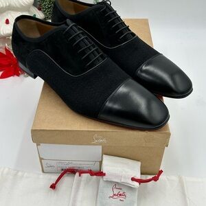 Christian Louboutin Mens Greggo  Flat Oxford size 46 made in Italy